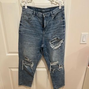 American Eagle Stretch Curvy Mom Jeans